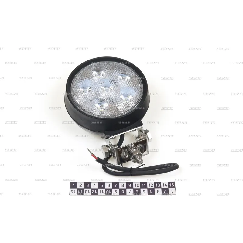 Фара доп света white дальний12-28v резиновый корп. ZEVS KW-109S