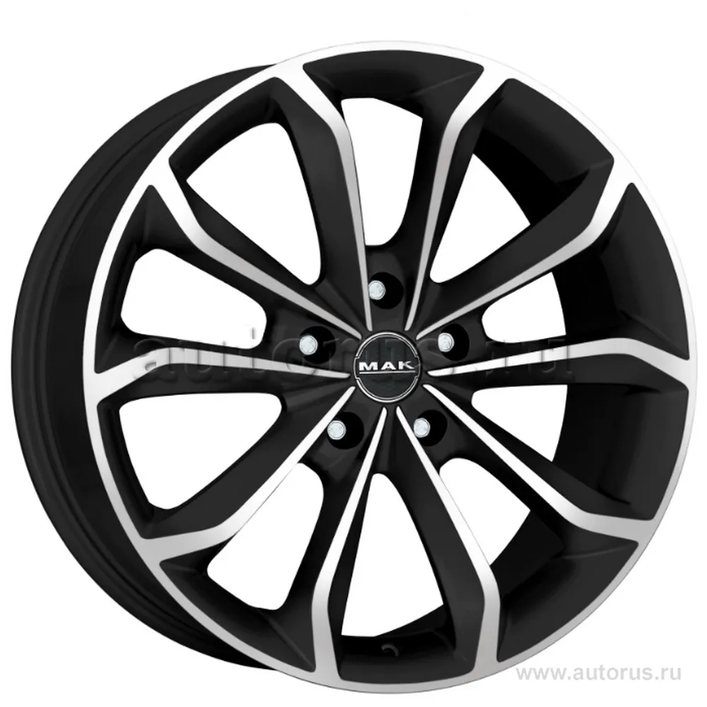 Диск литой R18 8J 5x114.3/76 ET40 MAK Xenon Ice Black F8080XEIB40FF