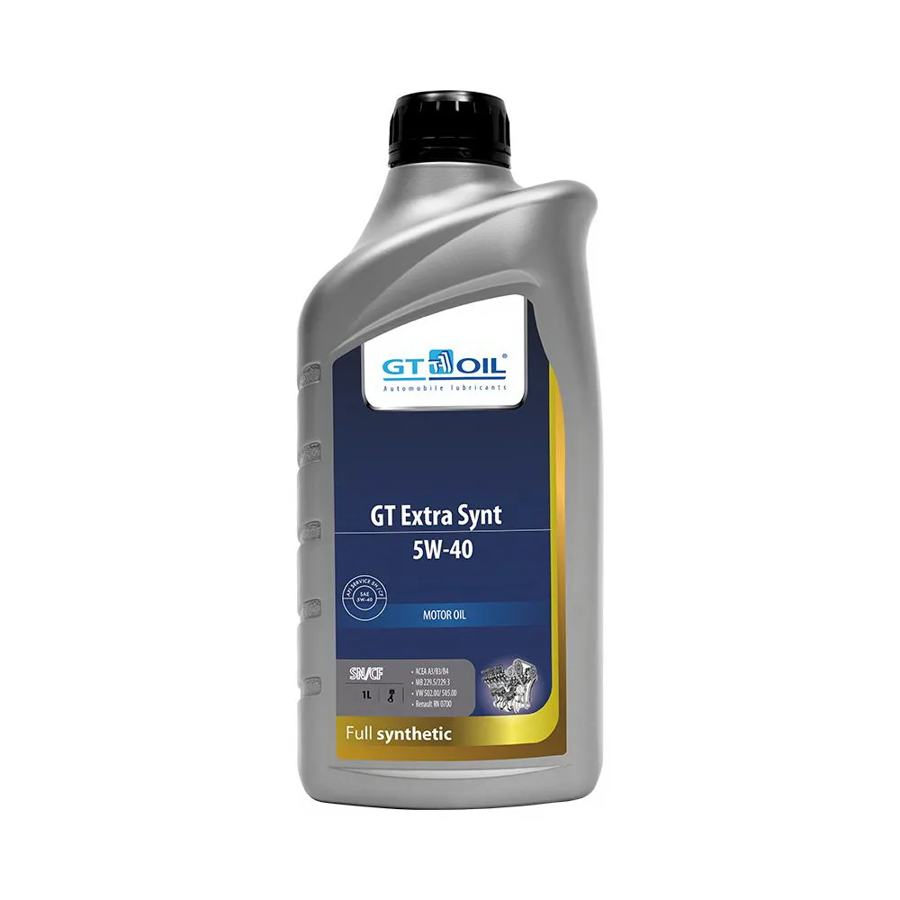 Масло моторное GT OIL GT Extra Synt 5W-40 синтетическое 1 л 8809059407400