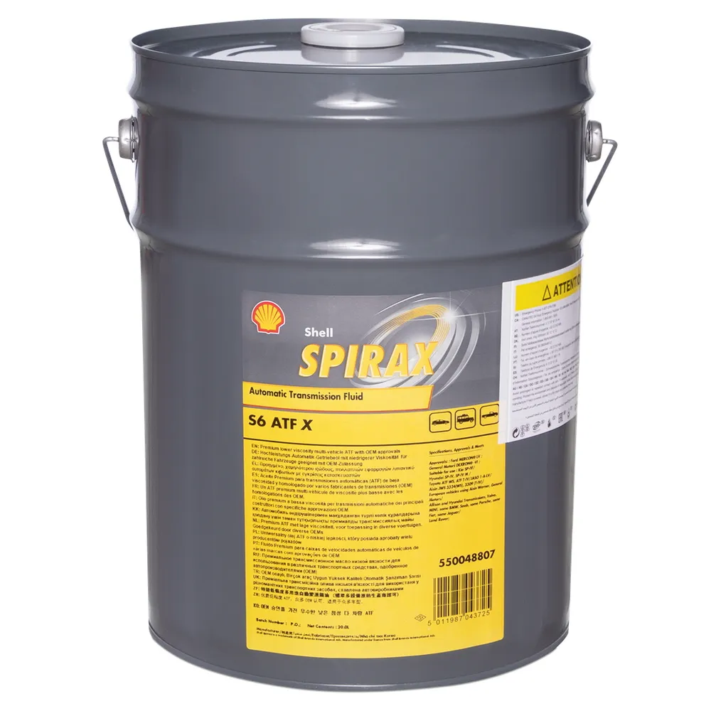 Масло трансмиссионное Shell Spirax S6 ATFx20 л 550048807