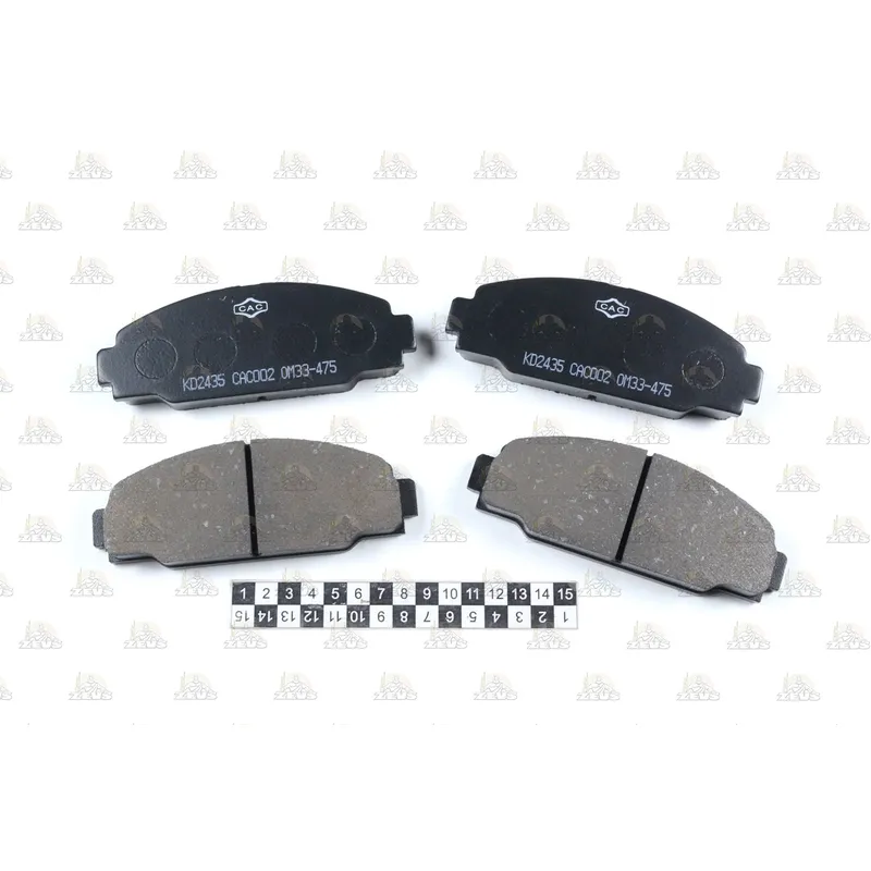 Колодки тормозные дисковые ZEVS PF-1212