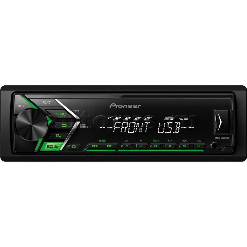 Автомагнитола PIONEER MVH-S100UBG, 4x50вт,USB/MP3/AUX