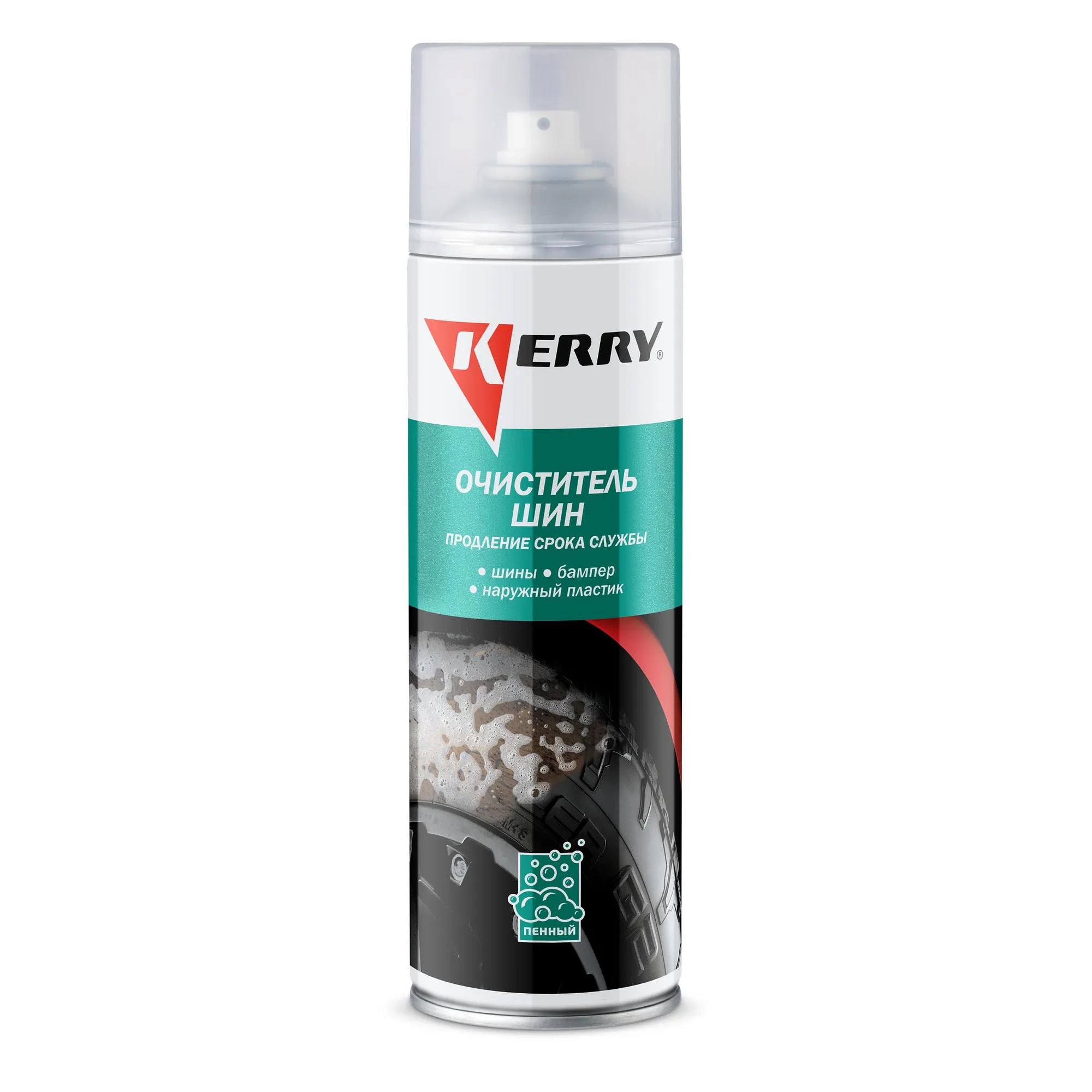 Очиститель шин пенный, аэрозоль, 650 мл. KERRY KR-951 KERRY KR-951