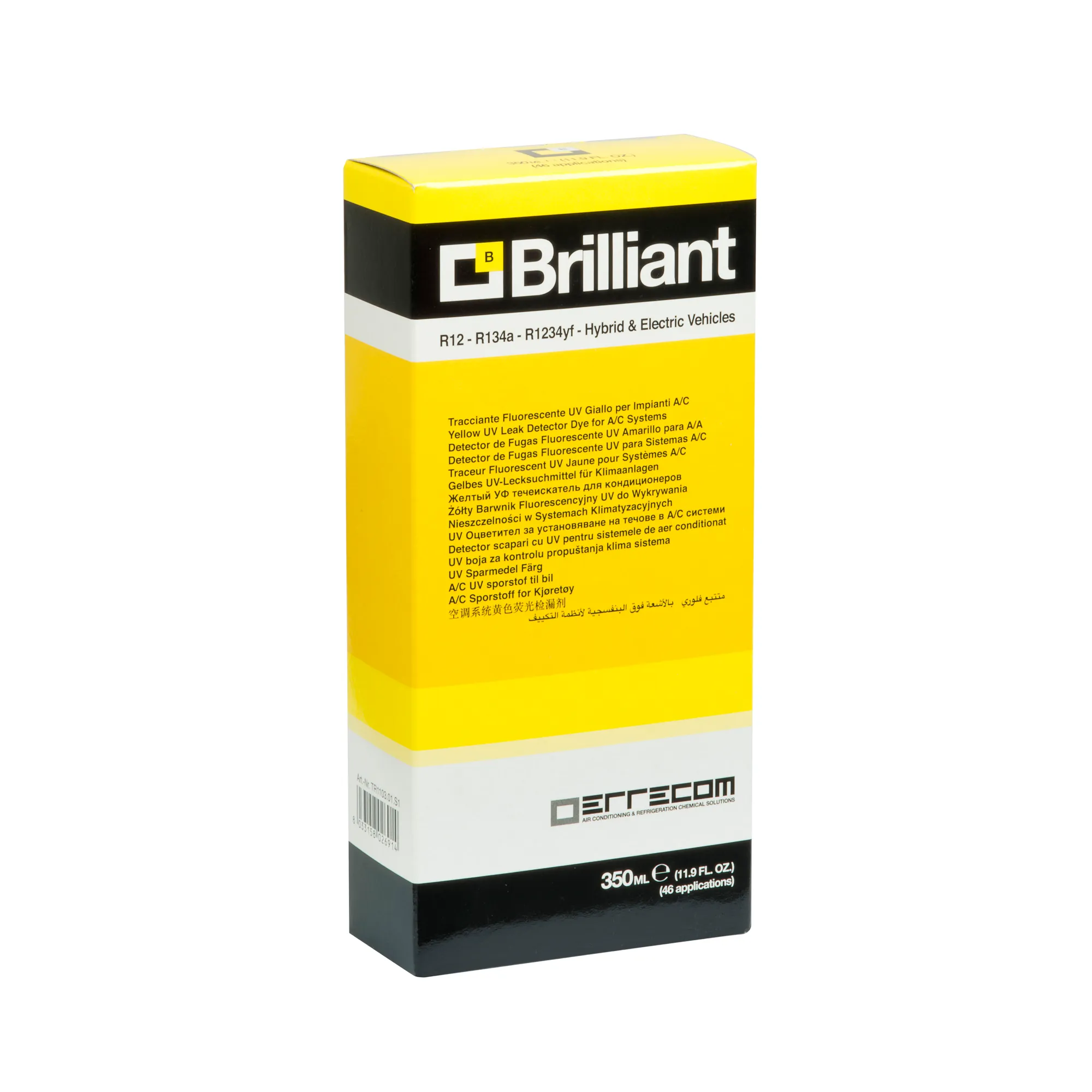 УФ жидкость для автокондиционеров 350 мл. ERRECOM Brilliant