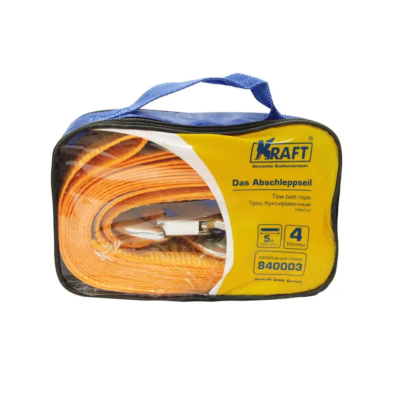 Трос буксировочный 4 тонны KRAFT KT840003