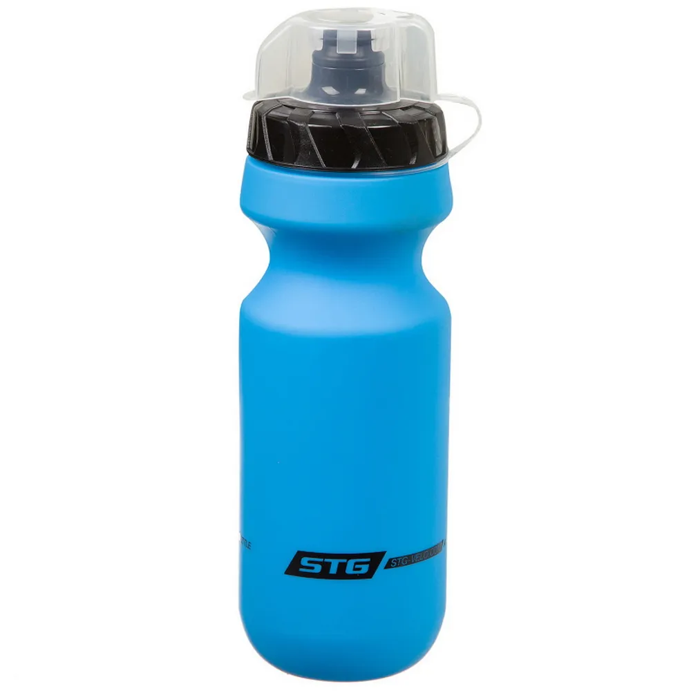 Велофляга STG 600 мл CSB-542M голубая с крышкой STG Х95397