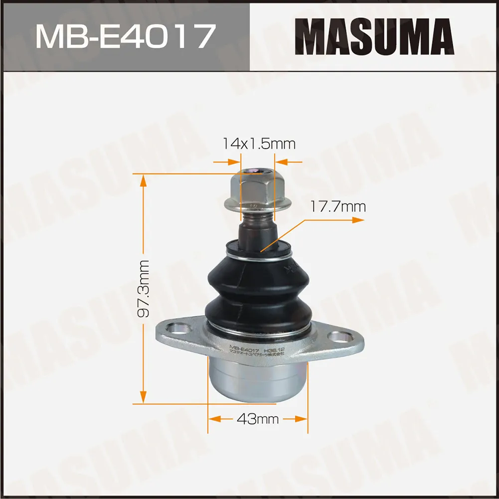 Шаровая опора front low BMW X3 06-10 MASUMA MB-E4017