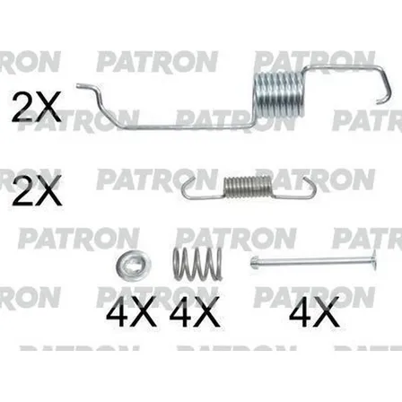 Комплект монтажный тормозных колодок барабанных MAZDA: MPV II 99-02 PATRON PSRK0152