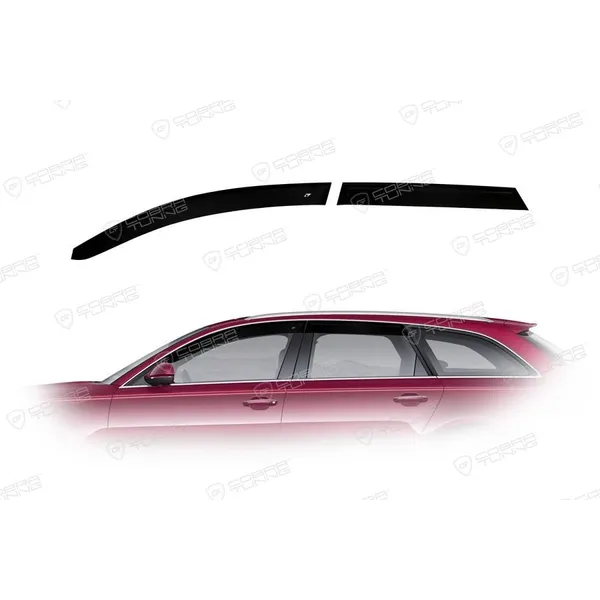 Дефлектора на окна Audi A6 Avant (4G,C7) 2011EuroStandard деф.окон Cobra Tuning AE13411