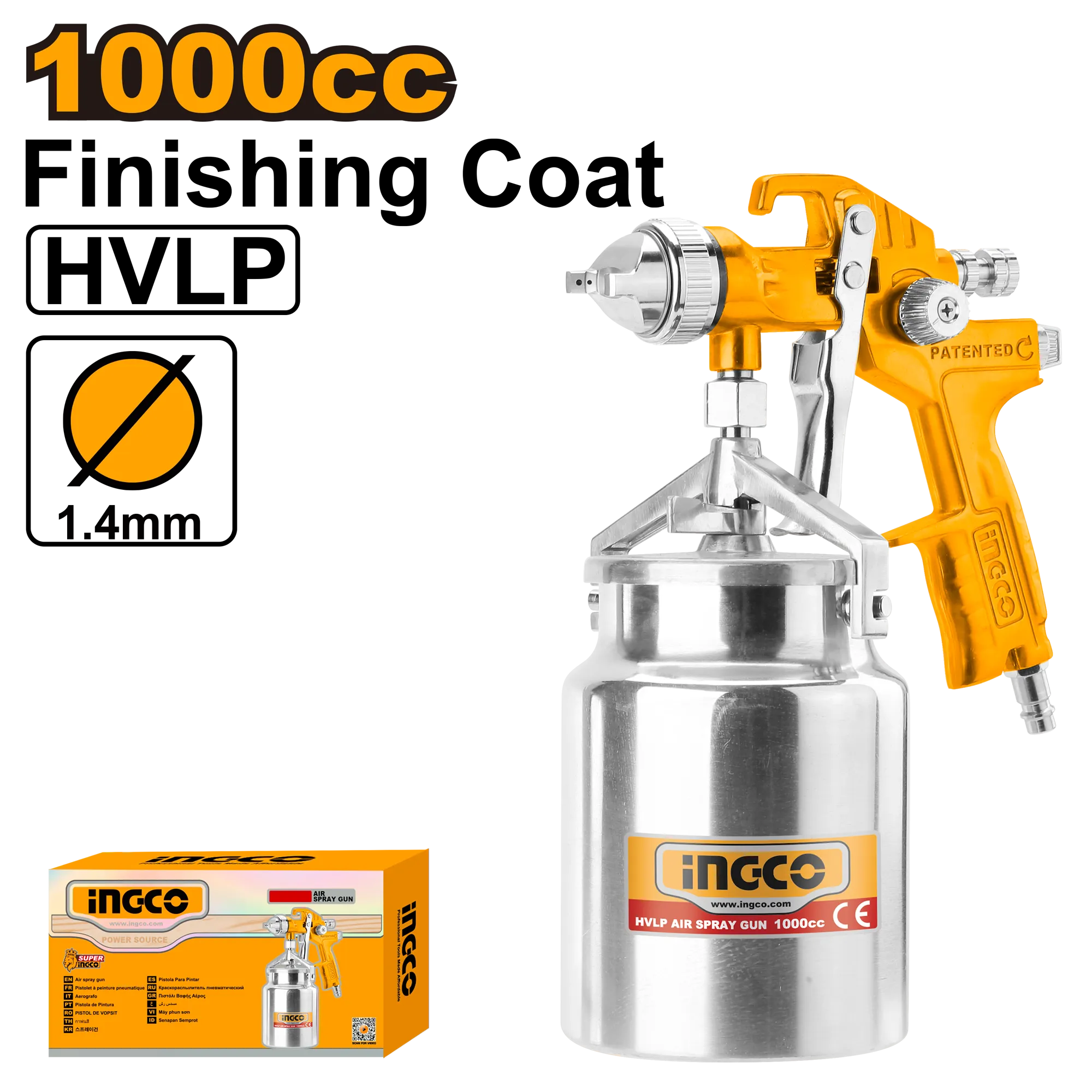Краскопульт пневматический INGCO ASG2101