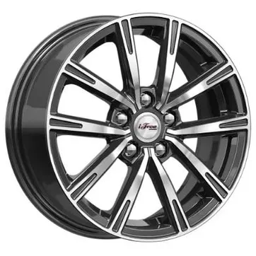 Диск литой R15 6J 5x100/57.1 ET43 IFREE Драйвер Блэк Джек 705802