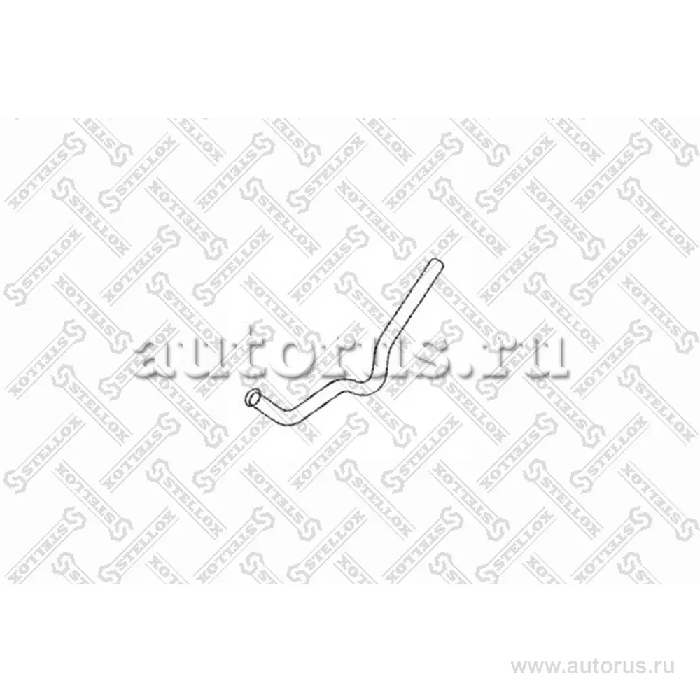 Труба глушителя приемная 4-изгIveco STELLOX 8203619_SX