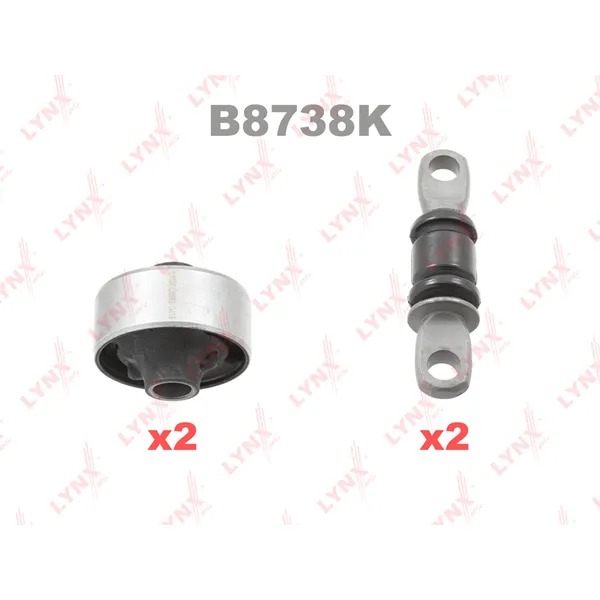 Комплект сайлентблоков LYNXauto B8738K