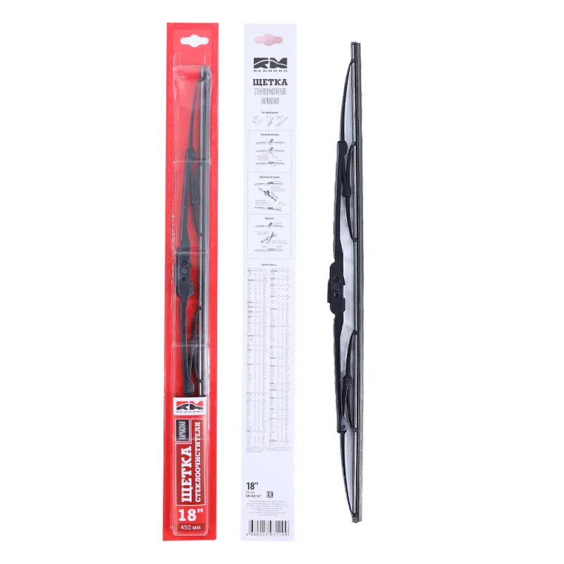 Щетка стеклоочистителя 450 мм (каркасная) RedMark REDMARK RM40518