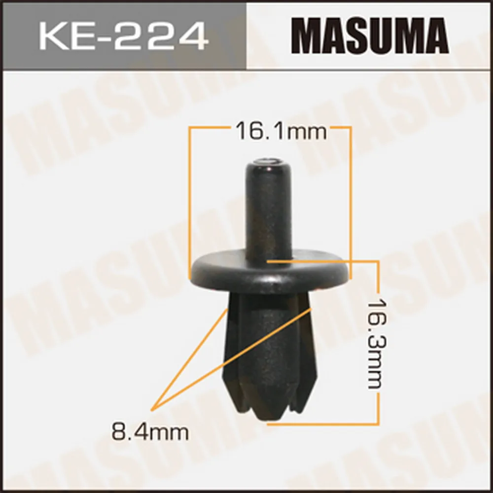 Клипса универс. 224-KE [уп.50] MASUMA KE-224