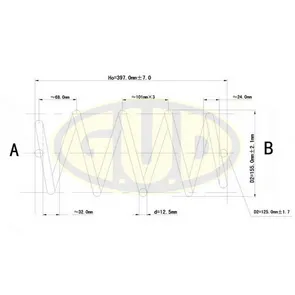 ПРУЖИНА ПЕР Renault Megane 1.4/1.6/1.5DCi 02 G.U.D GCS072953