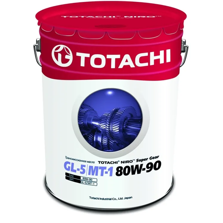 Масло трансмиссионное TOTACHI NIRO Super Gear GL-5/MT-1 80W90 полусинтетическое 19 л 4589904921742