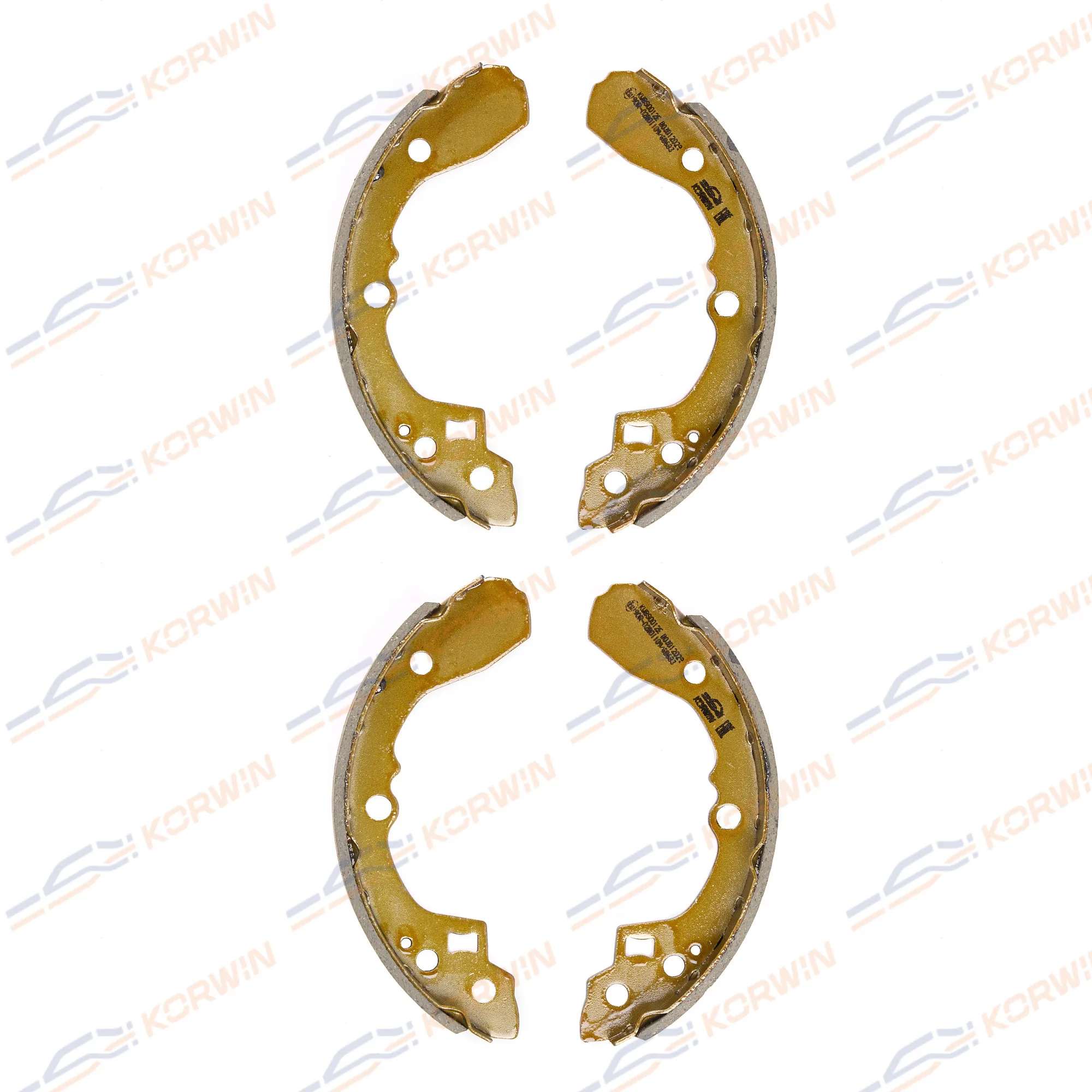 Колодки торм. барабанные зад. ECOLine. Kia Rio I (DC) 00-05 KORWIN KWBS0012E