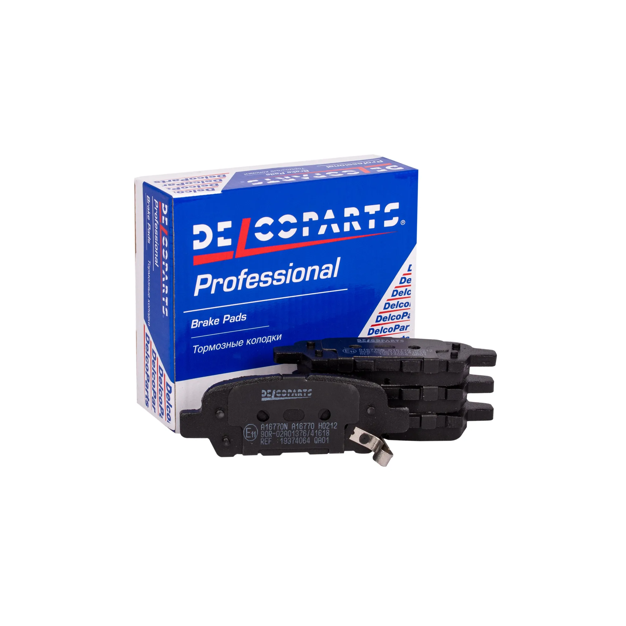 Колодки тормозные задние дисковые Nissan JUKE DelcoParts 19374064
