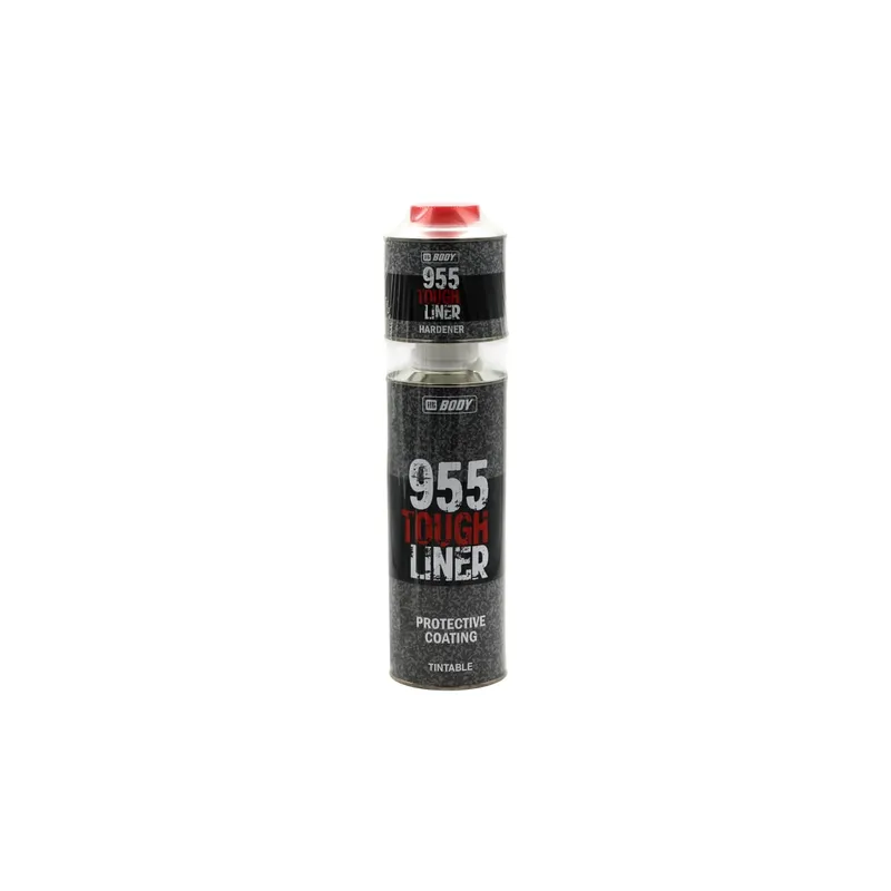 Сверхпрочное защитное покрытие колеруемое TOUGH LINER 955 (0,6л) + Отвердитель (0,2л) BODY 9550109551