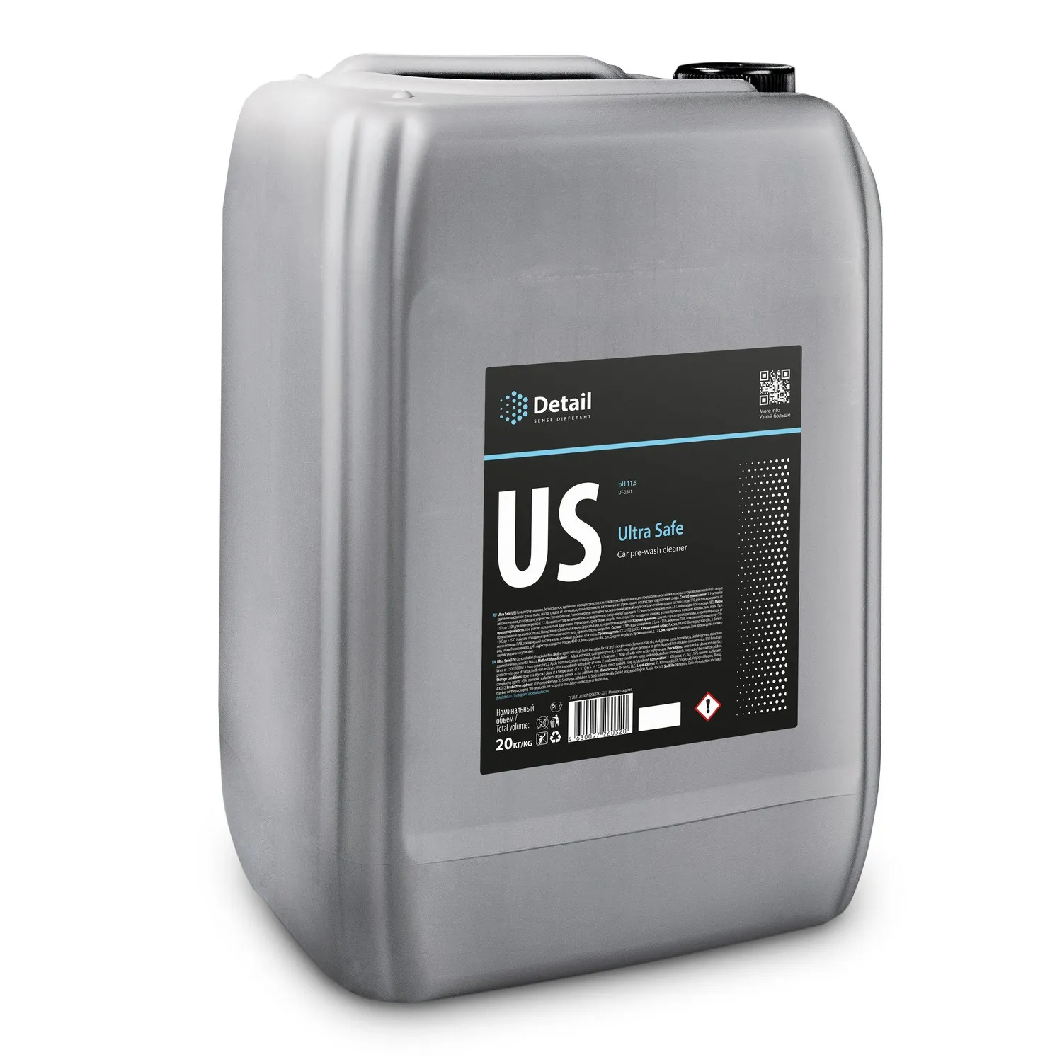 Шампунь первая фаза US Ultra Safe , 20 кг Detail DT-0281 DETAIL DT-0281