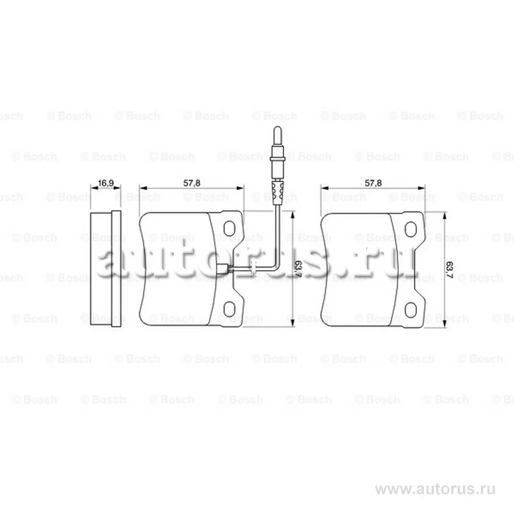 Колодки тормозные MERCEDES VITO W639 96-97 задние