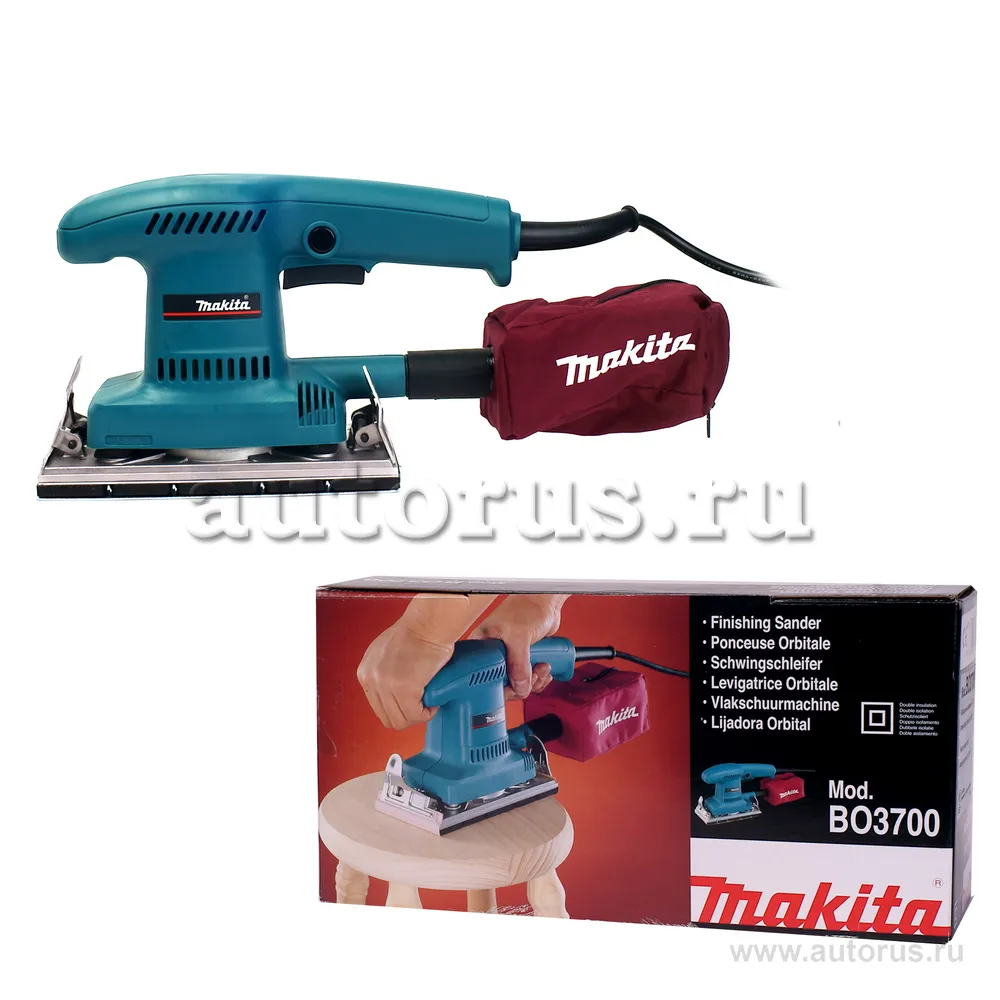 Машина шлифовальная, вибрационная, 180 Вт Makita BO3700