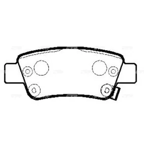Колодки тормозные HONDA CR-V 2006 ~ 2013 CTR GK0391