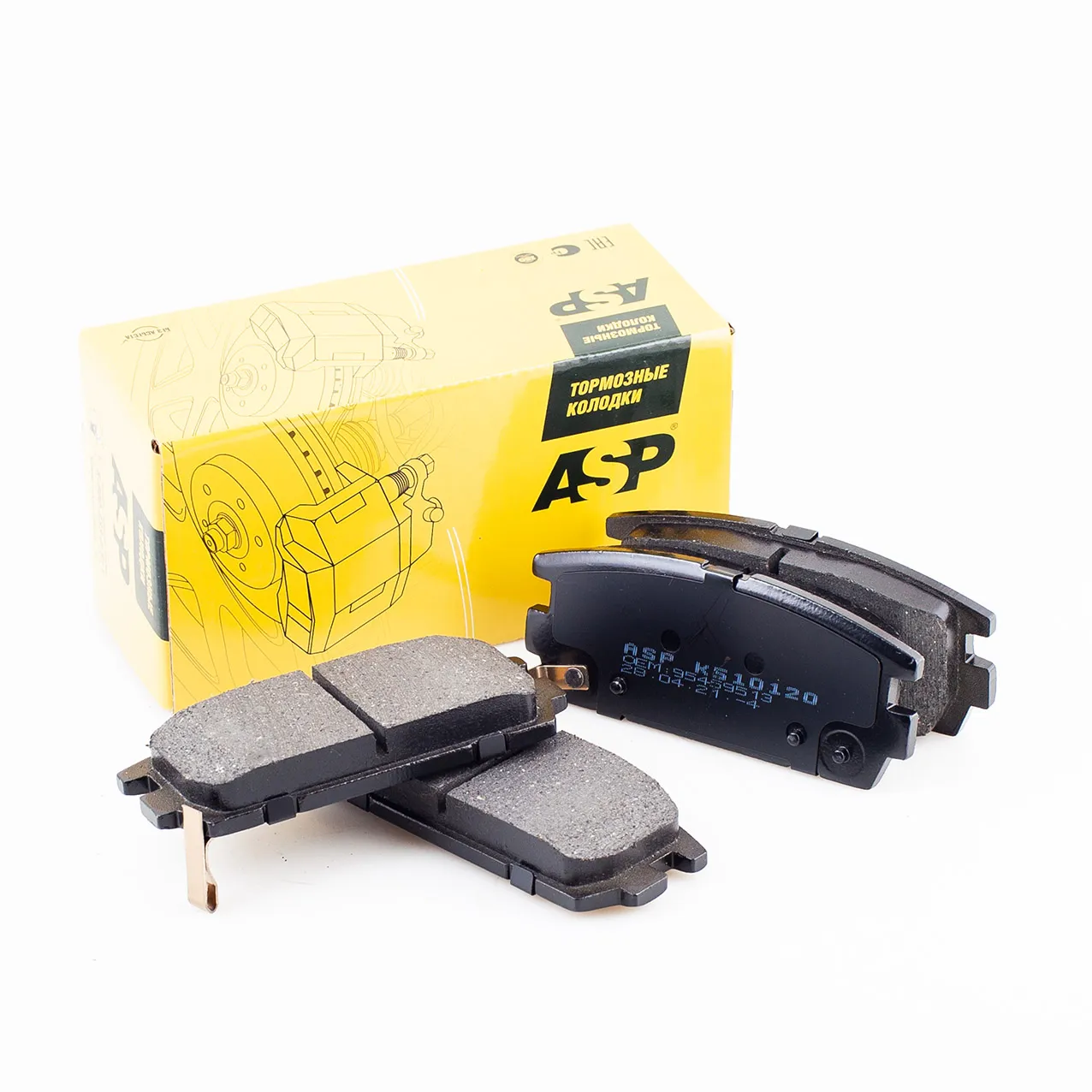 Колодки задние Chevrolet Captiva ASP K510120