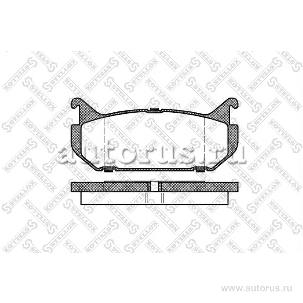 Колодки дисковые з. Mazda 626 1.8-2.5/2.0D 92-98/Xed STELLOX 427 000-SX