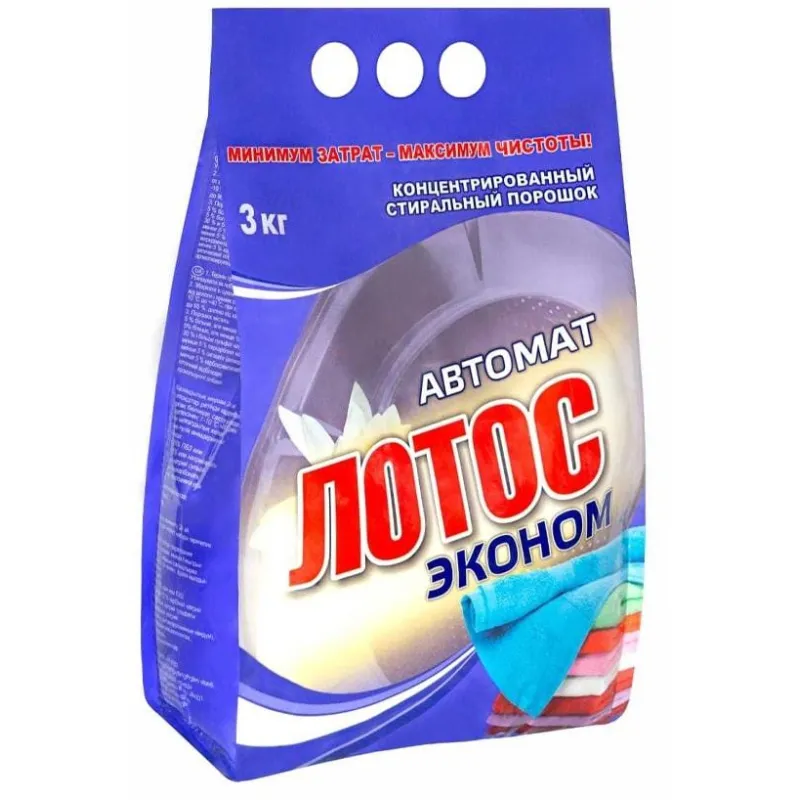 Порошок стиральный Лотос эконом д/автоматической стирки 3кг 1671475
