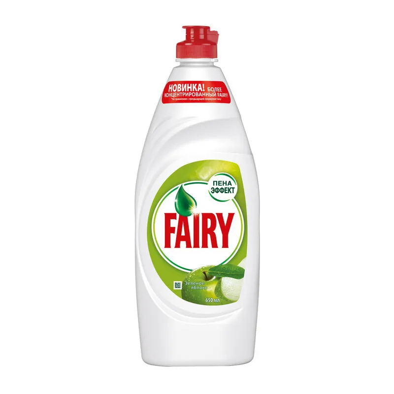 Средство для мытья посуды Fairy Лимон/Яблоко 650мл 645937