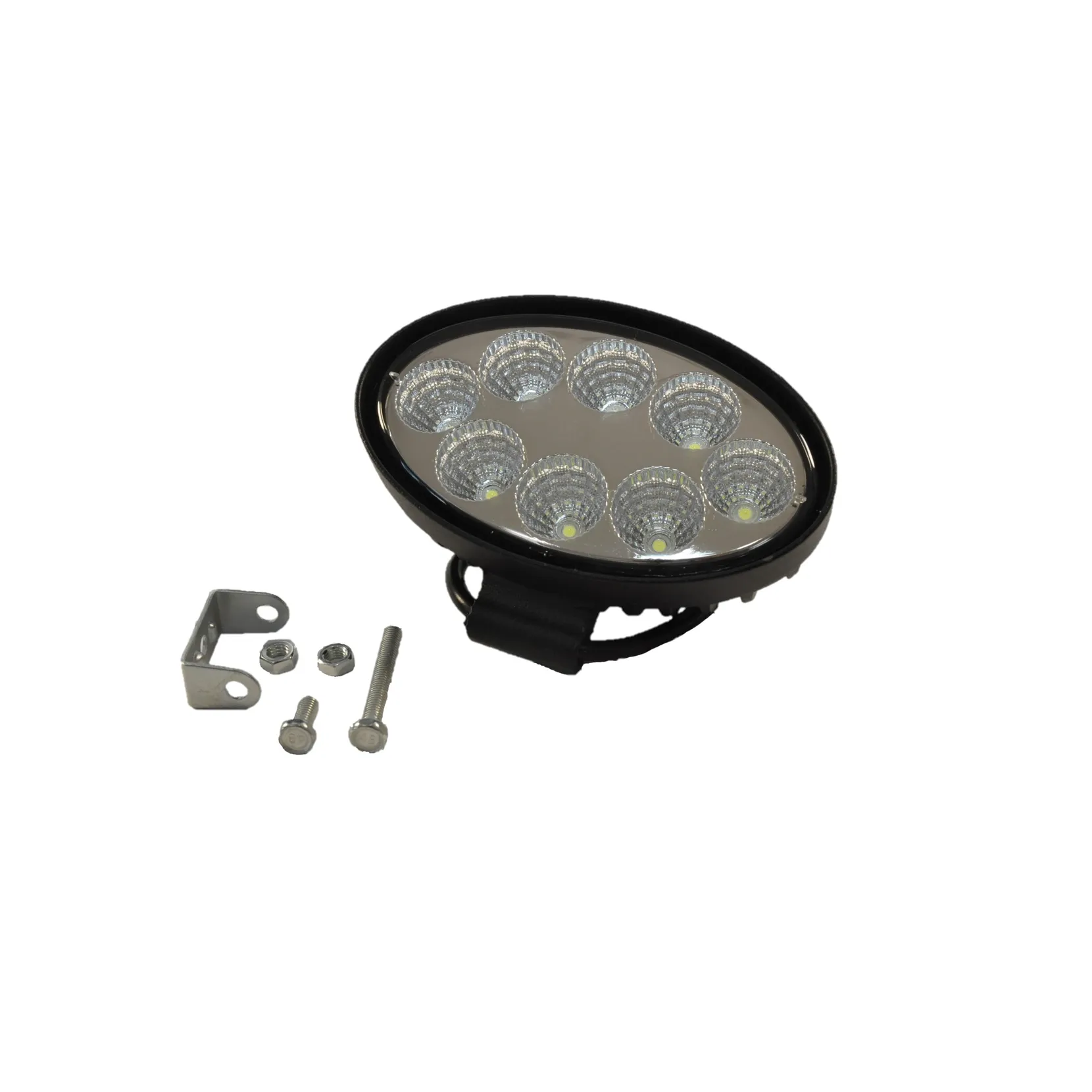 Фара доп-ая овальная, рассеянный свет, 8 диодов, 24W, (140x57x105) 12/24V AVTOELECTRICA AE24OV-8LED-PC