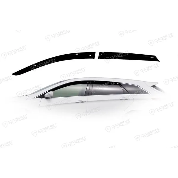 Дефлектора на окна Hyundai I40 Wagon 2011EuroStandard деф.окон Cobra Tuning HE23011