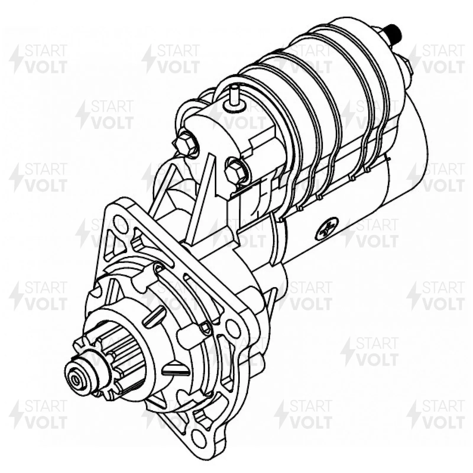 Стартер 2,8кВт STARTVOLT LSt 0332