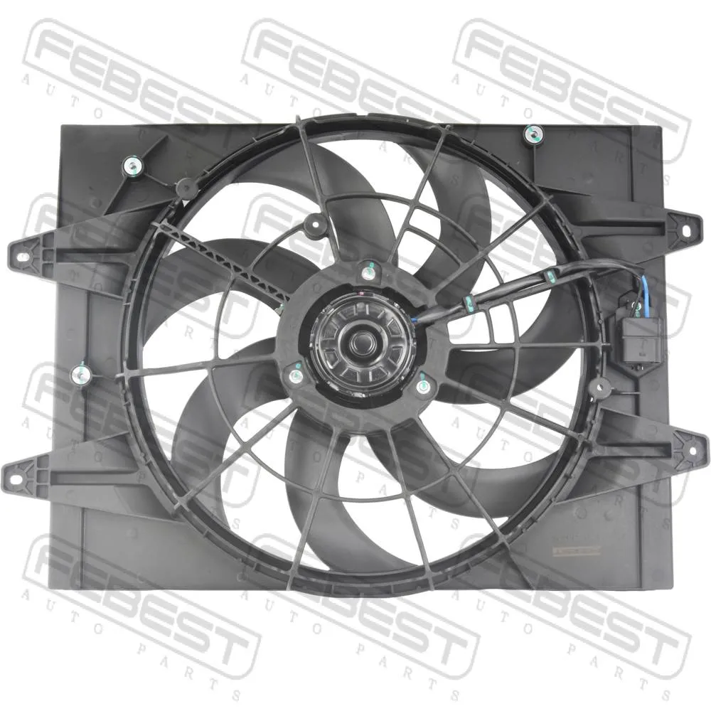 ВЕНТИЛЯТОР СИСТЕМЫ ОХЛАЖДЕНИЯ ДВИГАТЕЛЯ В СБОРЕ FEBEST 15650001