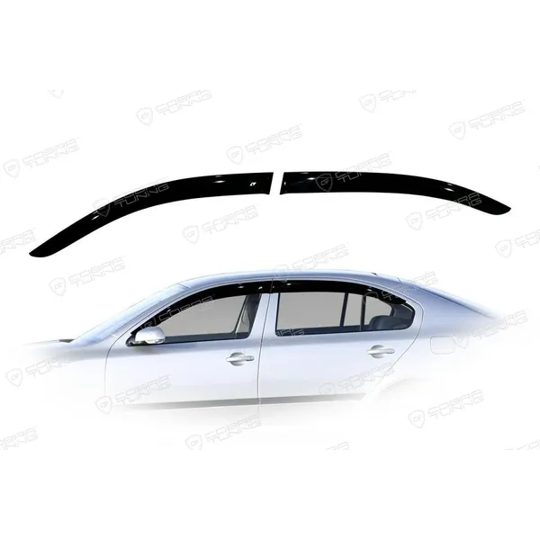 Дефлектора на окна Skoda Octavia III 2004-2008, IV 2009 (А5)EuroStandard деф.окон Cobra Tuning SE20304
