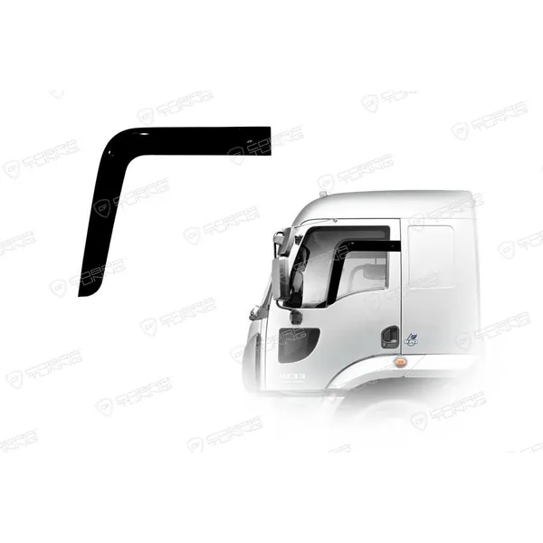 Дефлектора на окна Ford Cargo 2011 (ДЛИННЫЙ) деф.окон Cobra Tuning F1006