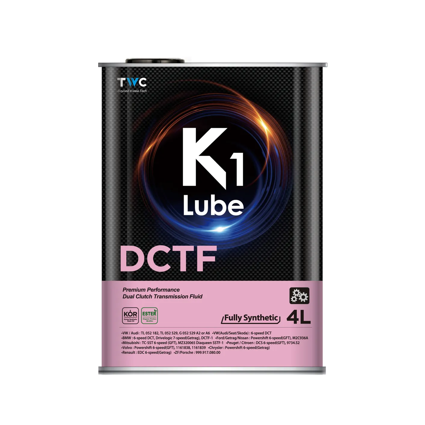 Масло трансмиссионное K1 Lube DCTF 4L K1 LUBE K025244TW1