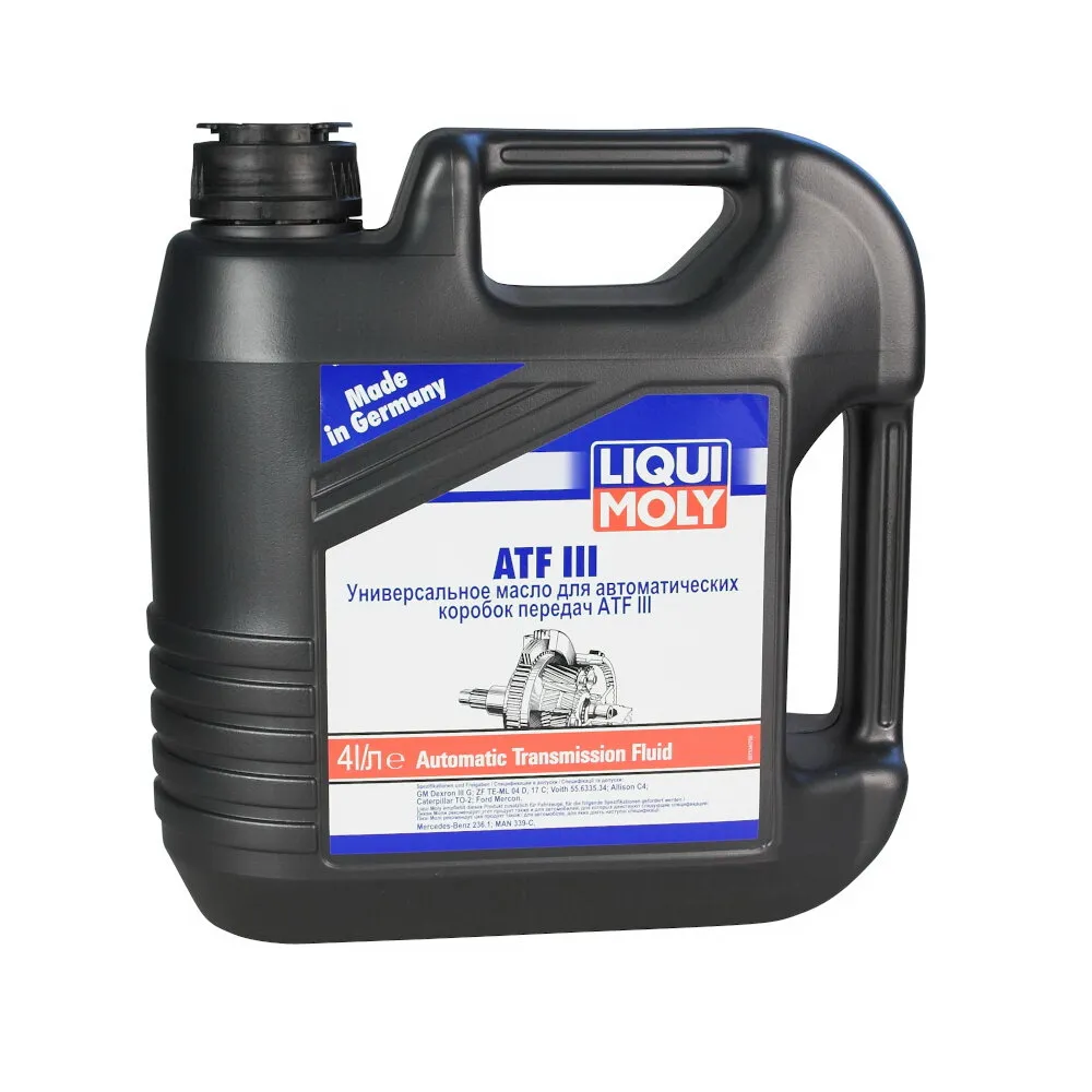 Масло трансмиссионное д/АКПП ATF III (4л) LIQUI MOLY 7534