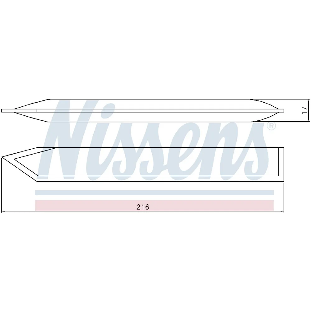 Осушитель конд NISSENS 95348