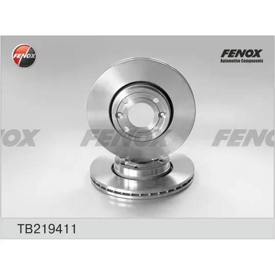 Диск тормозной передний RENAULT CLIO IV/KANGOO II/LADA VESTA 2015-> FENOX TB219411