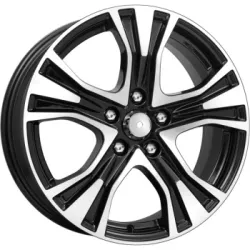 Диск литой R17 7J 5x112/57.1 ET54 КИК КС673 алмаз черный 68031