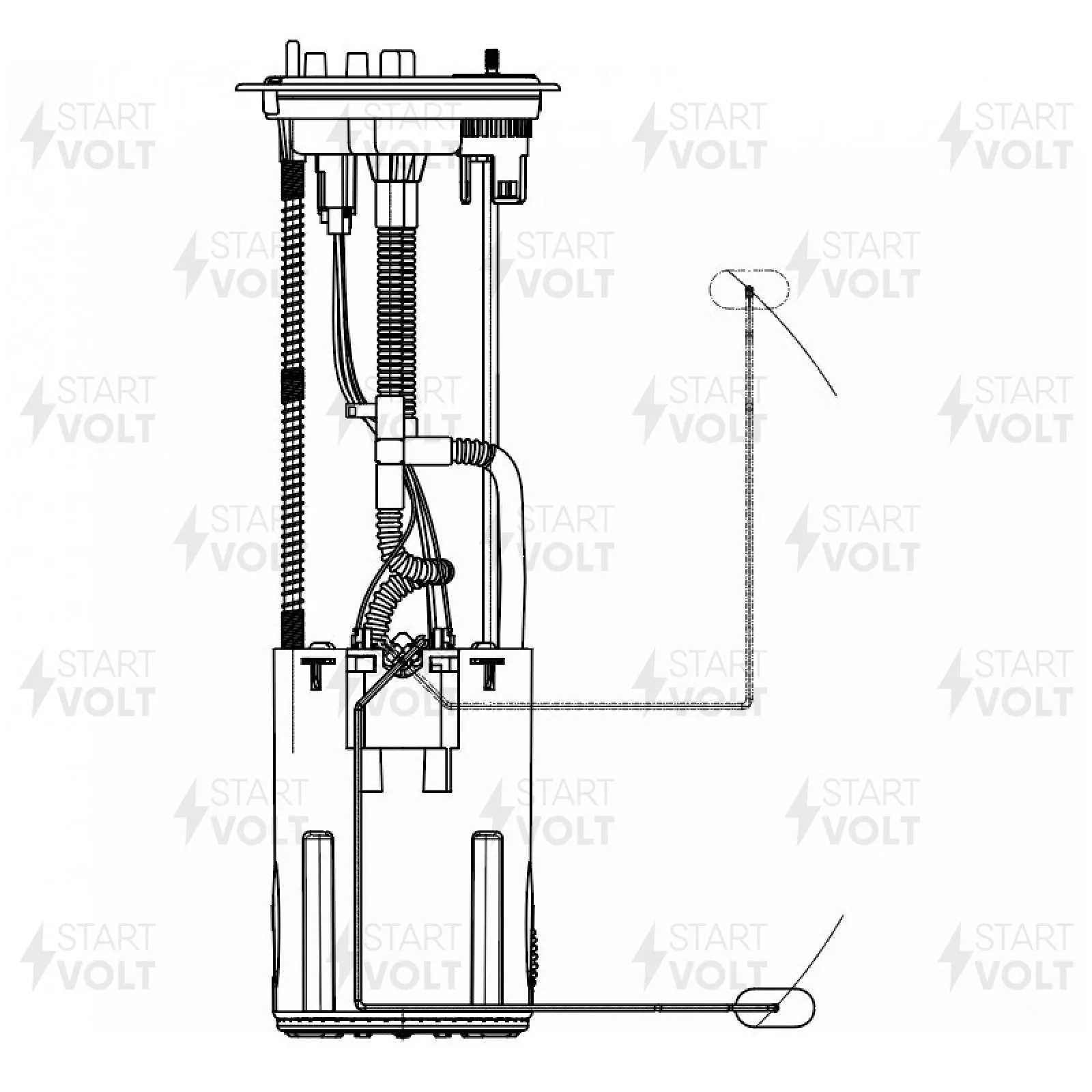 Модуль топл. насоса для Peugeot Boxer (06-)/Citroen Jumper (06-) 2.2HDi STARTVOLT SFM 1602