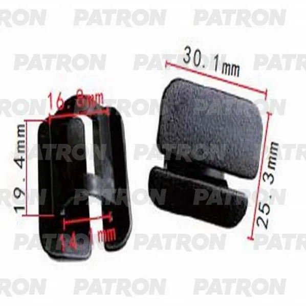 Клипса пластмассовая Chevrolet,Daewoo,GM,Opel применяемость: шумоизоляц PATRON P370567