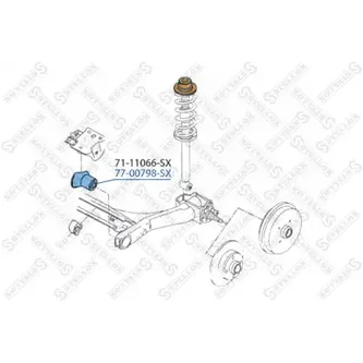 Сайлентблок зад. балки VW Golf Variant all 92-99 STELLOX 77-00798-SX