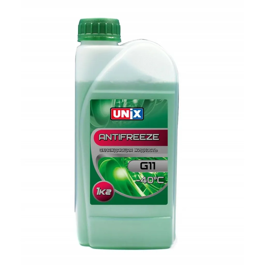 Антифриз UNIX -40 зеленый G11 1 кг (уп.12шт) UNIX 4602507