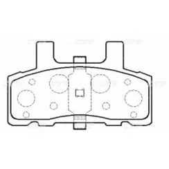 Тормозные колодки CTR CKCR-1