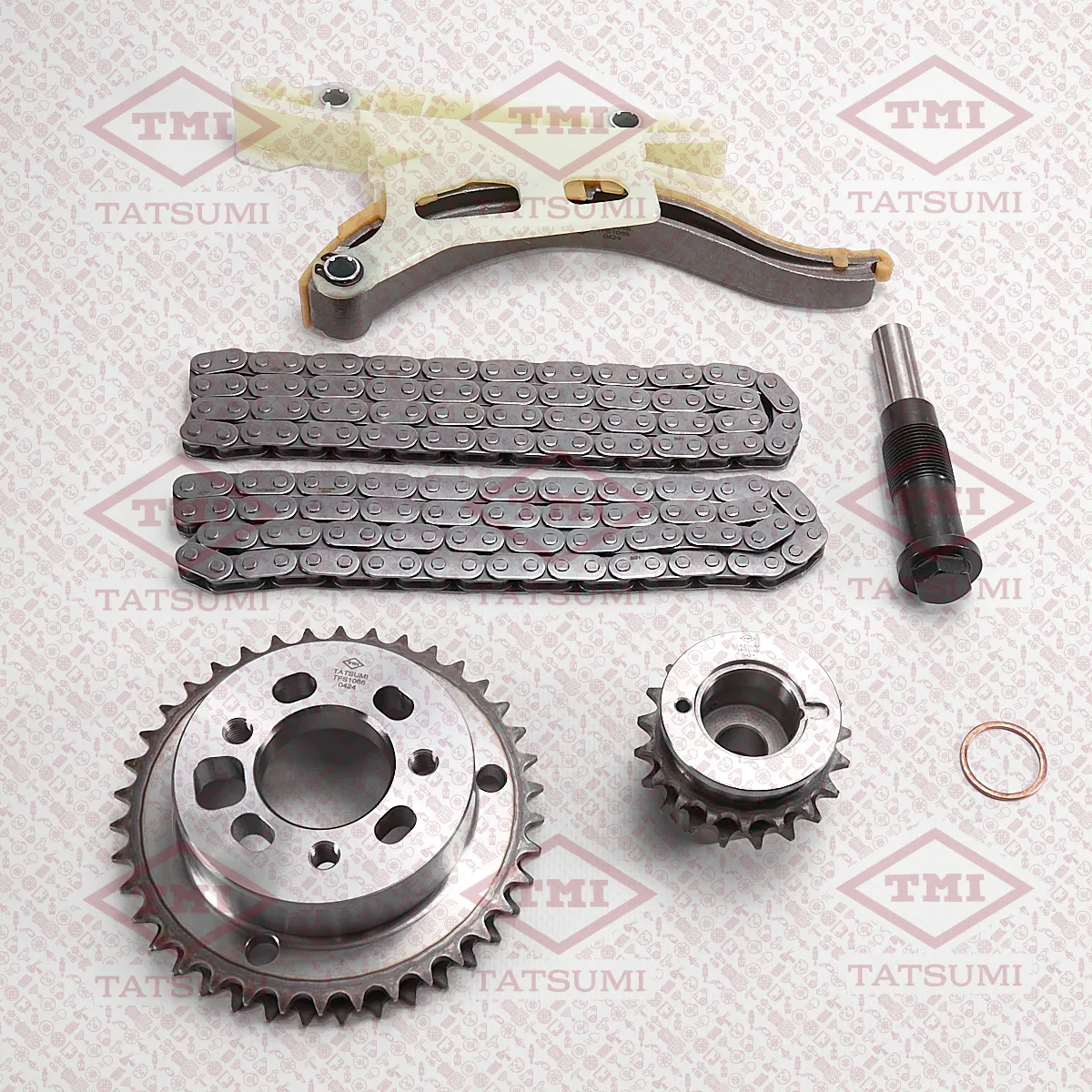 Комплект цепи ГРМ FORD Fiesta/Focus/C-Max/Galaxy/S-Max/Mondeo/Transi TATSUMI TFS1066
