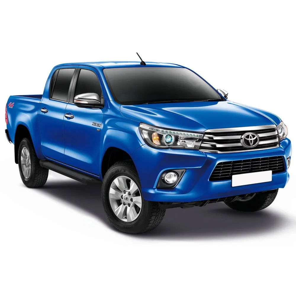 Порог-площадка Black F193ALB + комплект крепежа, RIVAL, Toyota Hilux 2015- Toyota Hilux VIII F193ALB.5708.1